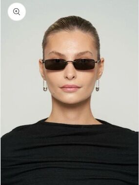 Elisa Johnson KENDALL SUNGLASSES — GLOSS BLACK